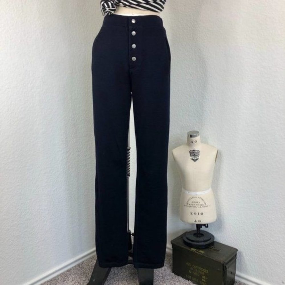 rag and bone Snap Front Fly Logo Joggers